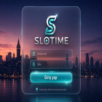 Slotime Platform Giriş Ekranı Görünümü